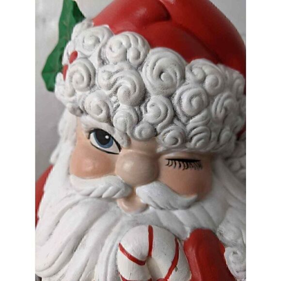 Atlantic Molds Ceramic Santa and Mrs Claus Statue Handmade Figurine to Display i - Picture 8 of 13